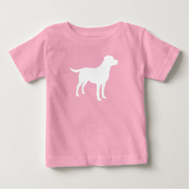 Labrador Dog Baby Shower Girl Labrador Pink Baby T-shirt