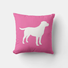Labrador Dog Baby Shower Girl Labrador Pink Kissen