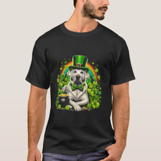 Labrador Dog Niedliches Kleeblatt St Patrick s Day T-Shirt