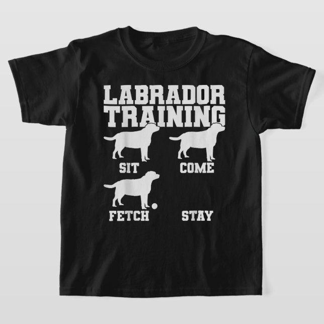 Labrador Dog Trainer T-Shirt (Ablage )