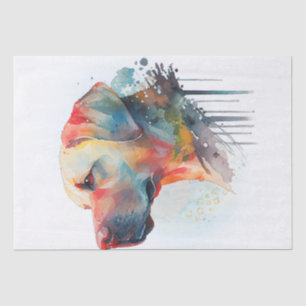 Labrador Dog Watercolor Seidenpapier