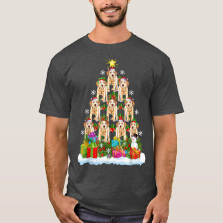 Labrador Dog Xmas Tree Lighting Santa Labrador Chr T-Shirt