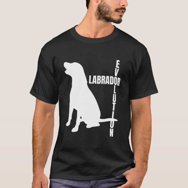 Labrador Evolution ist Labrador Mutter ist Labrado T-Shirt (Vorderseite)