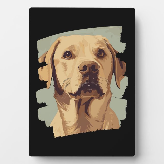 Labrador Fotoplatte (Vorderseite)