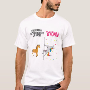 Labrador für Elektrophysiologie Nurse Funny Unicor T-Shirt