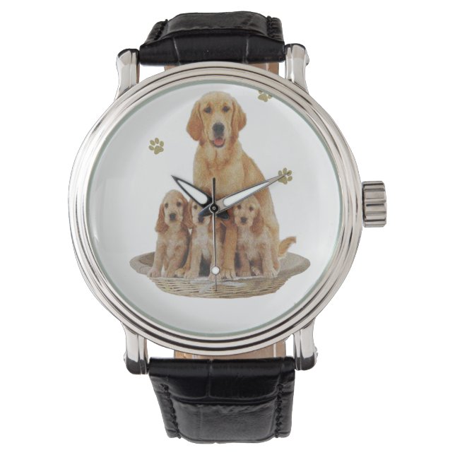 Labrador-Geschenke Armbanduhr (Vorderseite)
