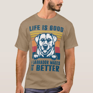 Labrador Geschenke für Männer Frauen Schwarzer Gel T-Shirt