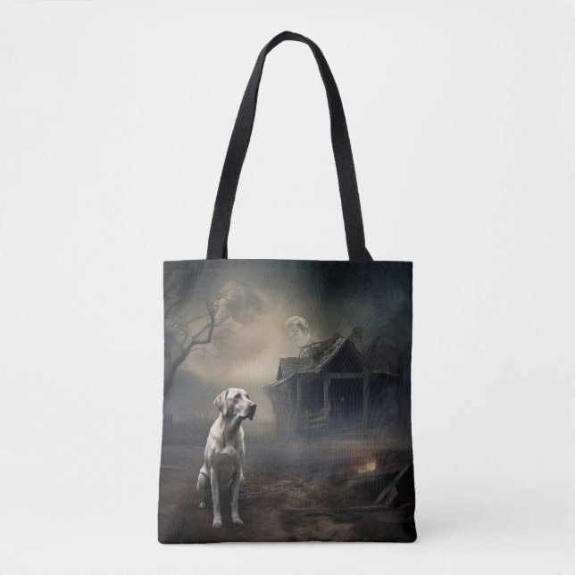 Labrador Halloween Beängstigend Tasche (Vorderseite)