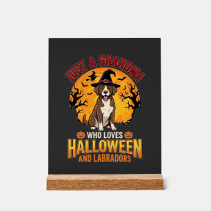 Labrador Halloween Grand-mère Conception de chien_