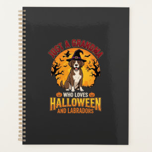 Labrador Halloween Grand-mère Conception de chien_