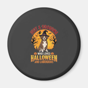 Labrador Halloween Oma Hundedesign_1 Magnet
