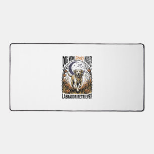 Labrador Halloween-Shirt Vintage Hundemutter Grafi Schreibtischunterlage