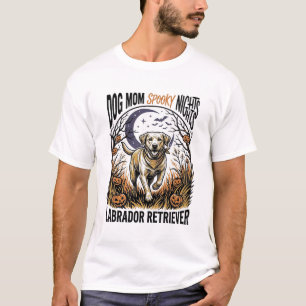 Labrador Halloween-Shirt Vintage Hundemutter Grafi T-Shirt