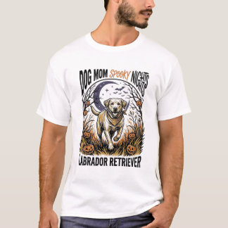 Labrador Halloween-Shirt Vintage Hundemutter Grafi T-Shirt