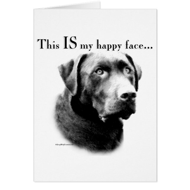 Labrador Happy Face (Vorne)