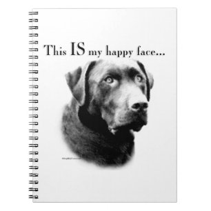 Labrador Happy Face Notizblock