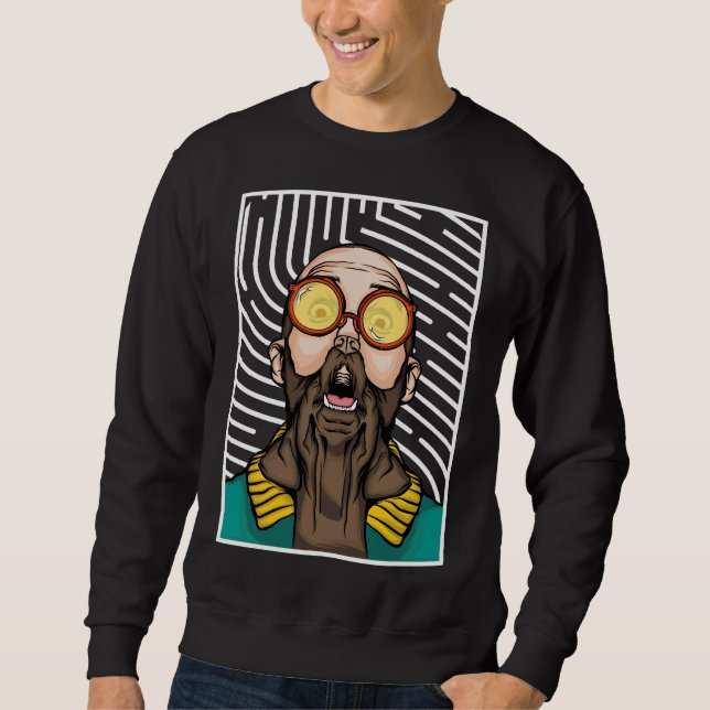 Labrador Hipster Sweatshirt (Vorderseite)