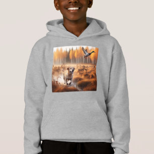Labrador/Hund im Herbst Entenjagd Hoodie