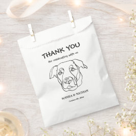 Labrador Hund Personalisiert Danke Geschenktütchen