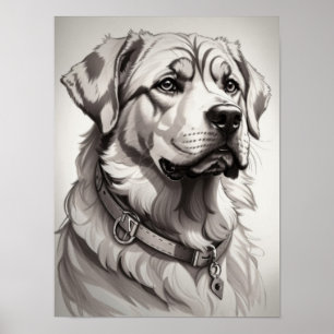 Labrador-Hund Poster