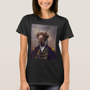 Labrador Hund Renaissance Pet Portrait Mittelalter T-Shirt