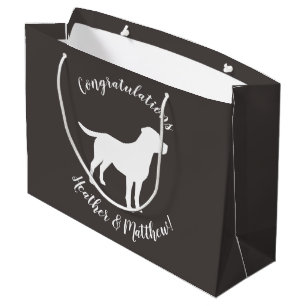 Labrador Hund Thema Babydusche Geschlecht neutral Große Geschenktüte