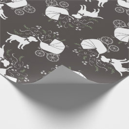 Labrador Hunde Babydusche Labrador Grau Geschlecht Geschenkpapier