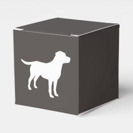 Labrador Hunde Babydusche Labrador Grau Geschlecht Geschenkschachtel