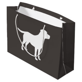 Labrador Hunde Babydusche Labrador Grau Geschlecht Große Geschenktüte