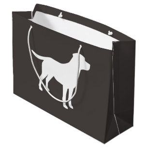 Labrador Hunde Babydusche Labrador Grau Geschlecht Große Geschenktüte