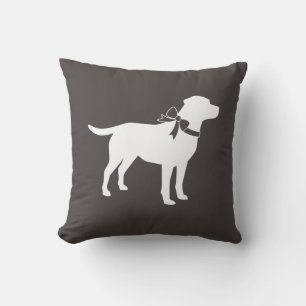Labrador Hunde Babydusche Labrador Grau Geschlecht Kissen