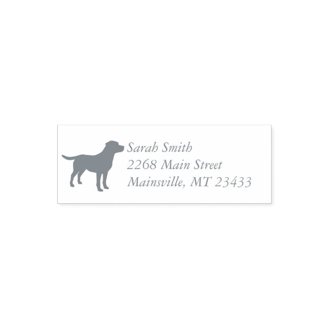 Labrador Hunde Babydusche Labrador Grau Geschlecht Permastempel (Design)