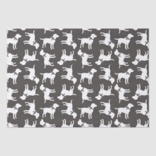 Labrador Hunde Babydusche Labrador Grau Geschlecht Seidenpapier
