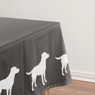 Labrador Hunde Babydusche Labrador Grau Geschlecht Tischdecke