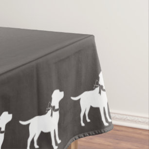 Labrador Hunde Babydusche Labrador Grau Geschlecht Tischdecke