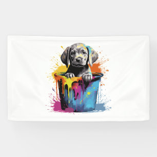 Labrador Hunde Rasse für Labrador Liebhaber Banner