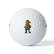 Labrador-Hundefreund Golfbälle