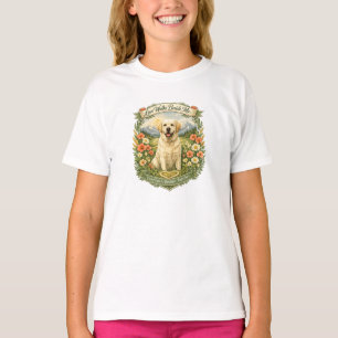Labrador-Hundemutter-Shirt Liebe geht neben mir T-Shirt