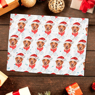 Labrador-Hunderasse Weihnachten Fleecedecke