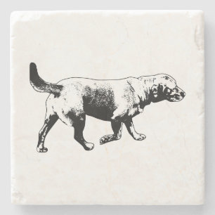 Labrador Ink Art Untersetzer