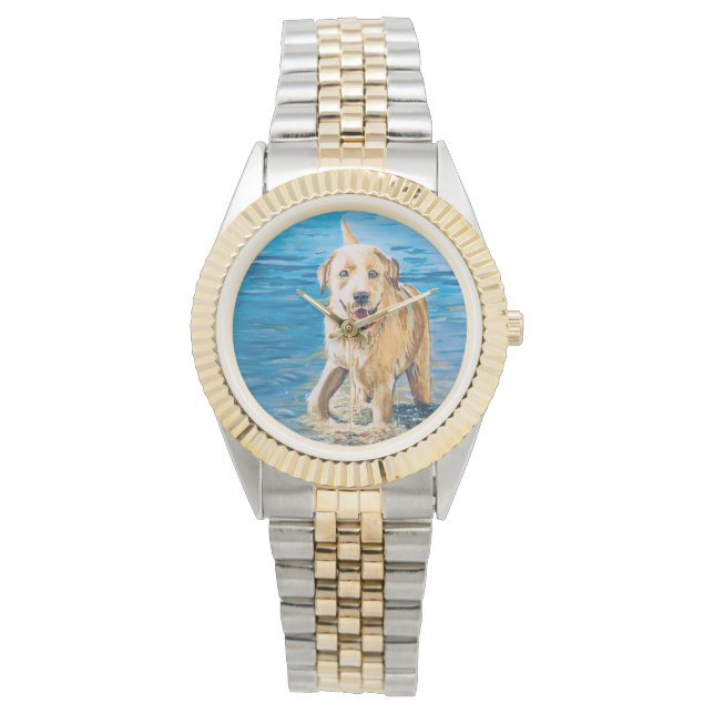 Labrador Liebe eWatch für Frauen Armbanduhr (Vorderseite)