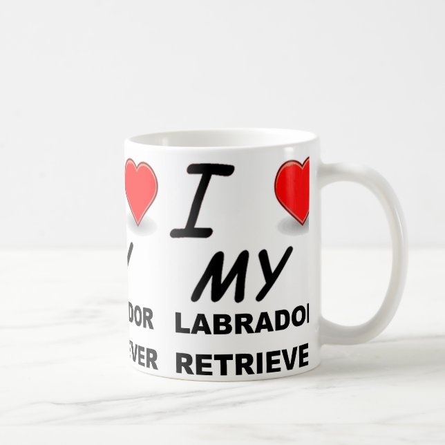 Labrador Liebe Kaffeetasse (Rechts)