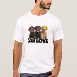 Labrador Liebe labrador Retriever Schokolade schwa T-Shirt