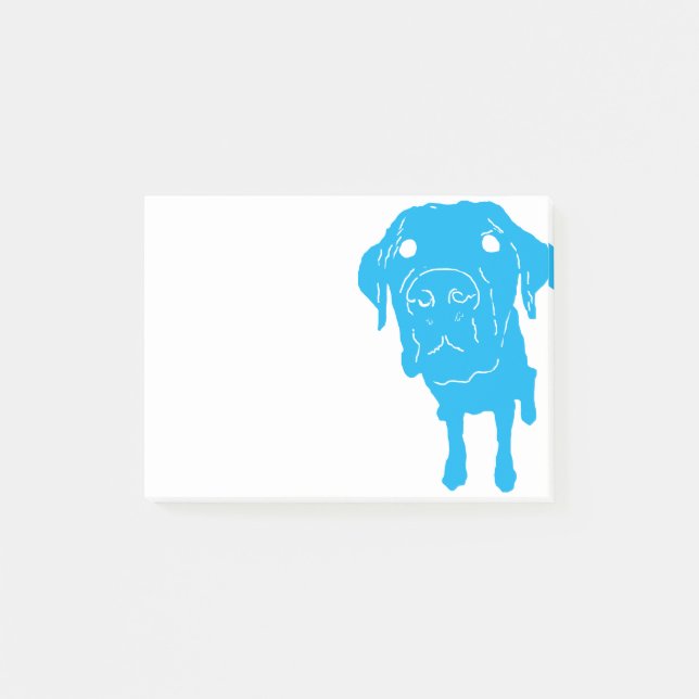 Labrador-Liebe! Post-It Post-it Klebezettel (Vorderseite)