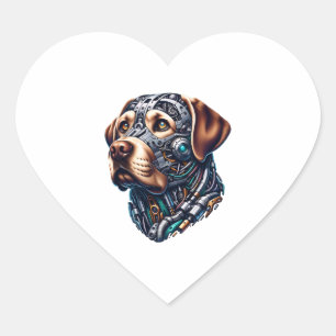Labrador Lover Android Inspiriert Art Herz-Aufkleber