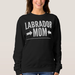 Labrador Mama Angepasst Scoop Sweatshirt