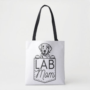 "Labrador Mama" Flüchtige Blick-a-Boo Premium-Tasc Tasche
