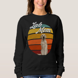 Labrador Mama Gelbes Labrador Retriever Retro Tren Sweatshirt