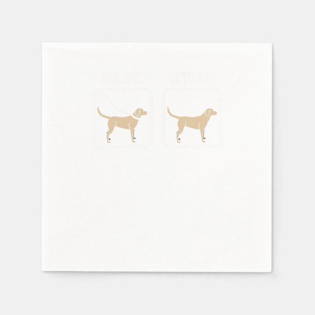 Labrador Mama I Liebe Tiere Geschenk Serviette (Vorderseite)