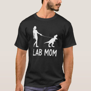 Labrador Mama Labrador Retriever Mama Dog Dinosaur T-Shirt